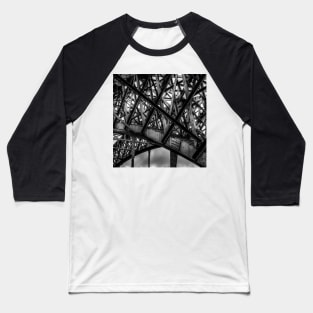 Wylam Railway Bridge - Looking Up Baseball T-Shirt